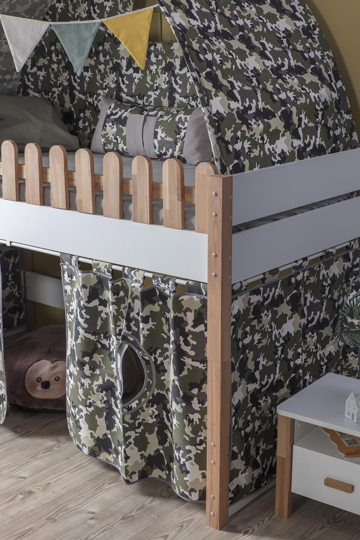 Benimodam MyHouse Vorhang-Set Camouflage