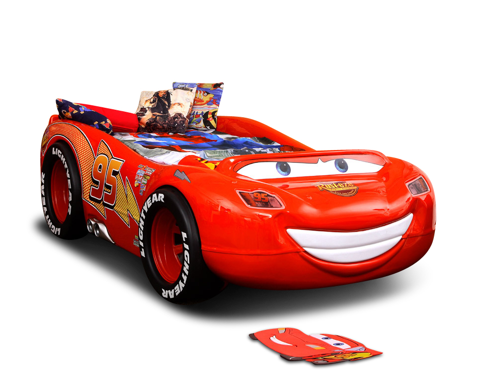 Autobett McQueen Disney Cars mit Matratze