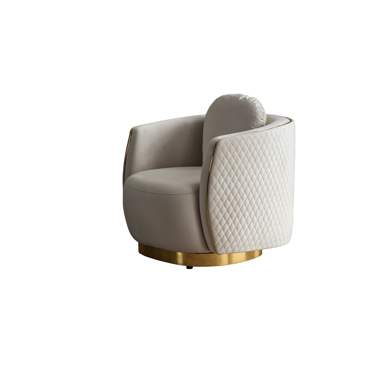 Eymense Design Sessel Golden Beige Gold 