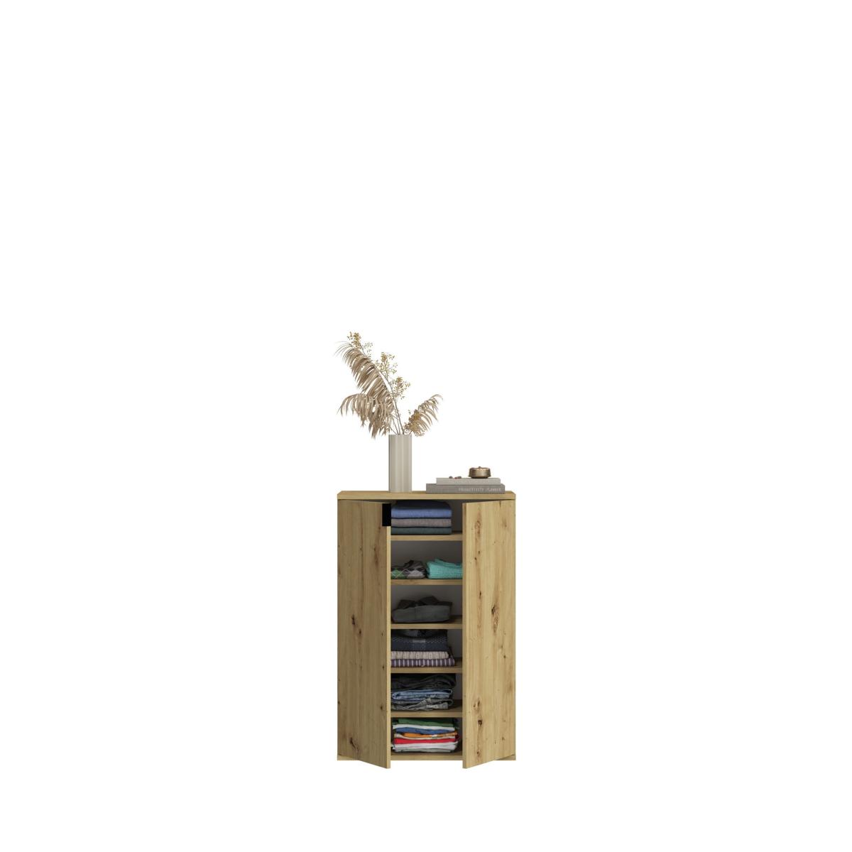 Kommode für Garderobe Projekt X Eiche 3-türig