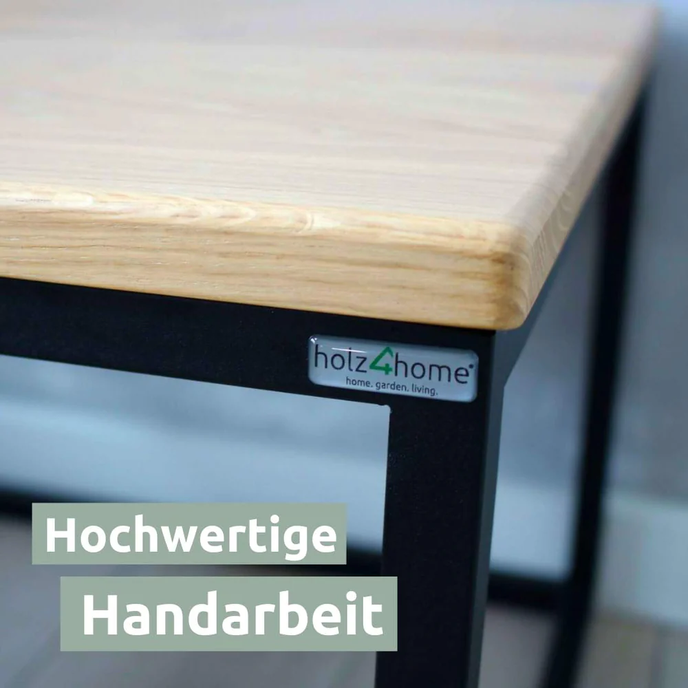 Holz4Home Couchtisch Eiche mit 1 Platte Modernes Design
