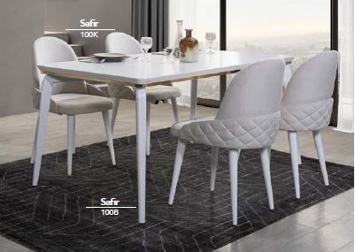 Raudi Esszimmer-Tisch Safir 180x90 Weiß