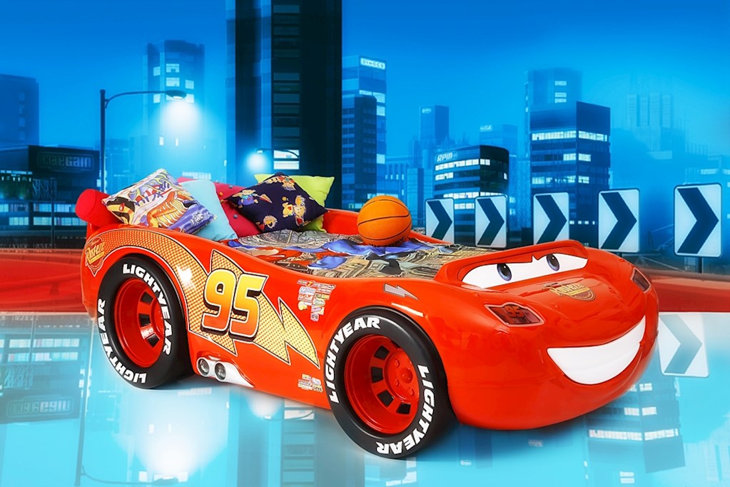 Autobett McQueen Disney Cars mit Matratze Ausstellungsstück