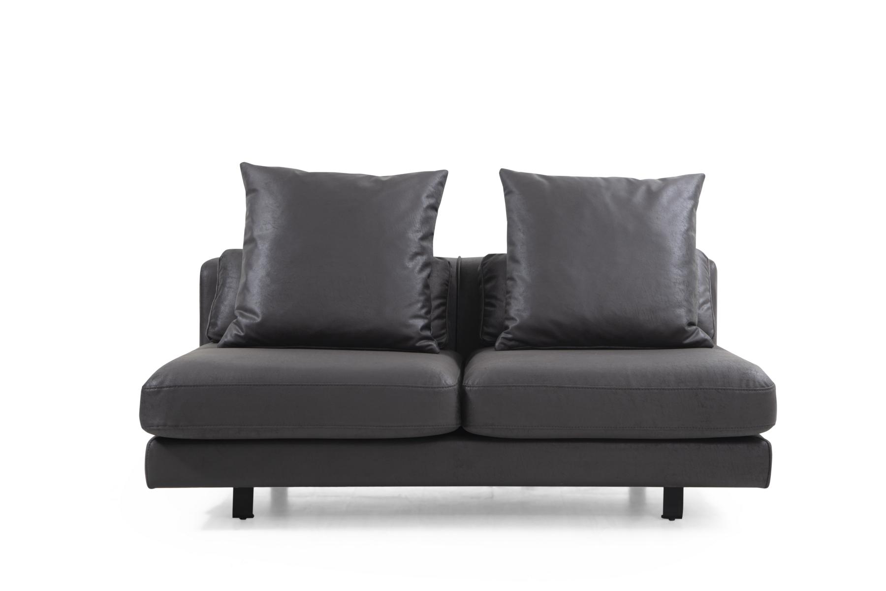 Woox Sofa 2-Sitzer ohne Armlehne Soft Corner Hainbuche