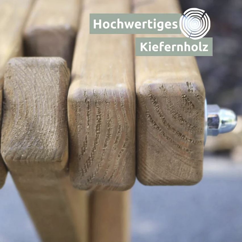 Holz4Home Gartenbeistelltisch Skandinavisch aus Kiefer