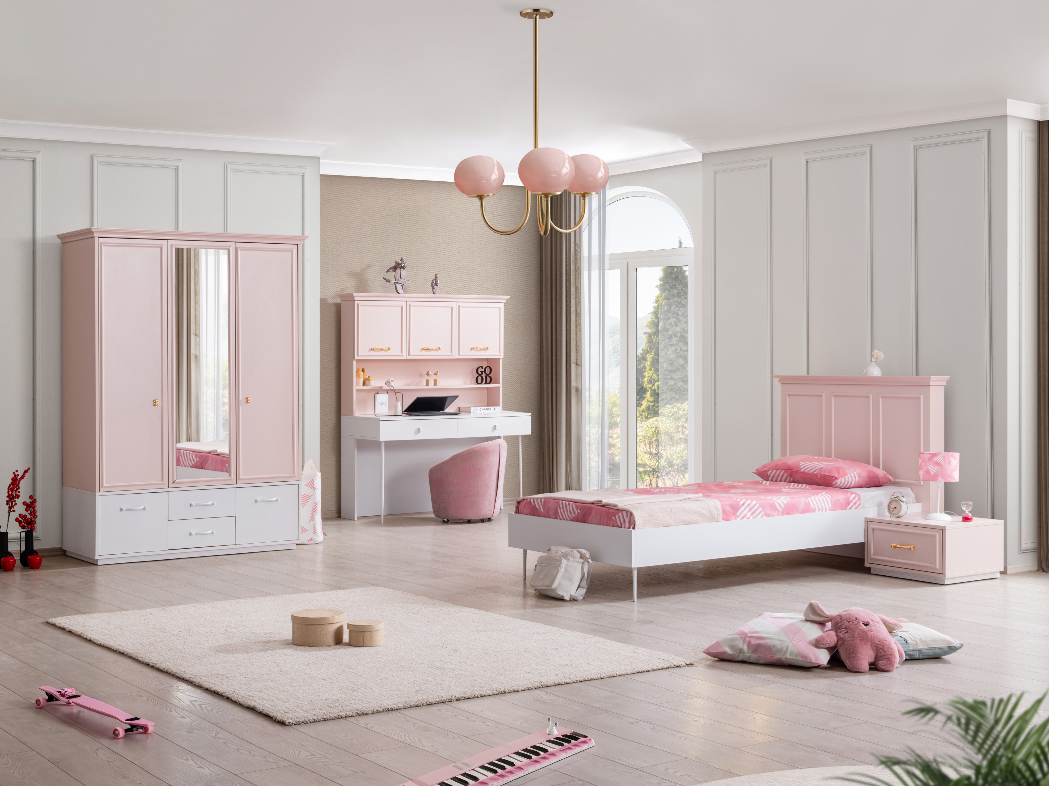 Babyzimmer, Kinderzimmer und Jugendzimmer in rosa | bei Möbel Lux
