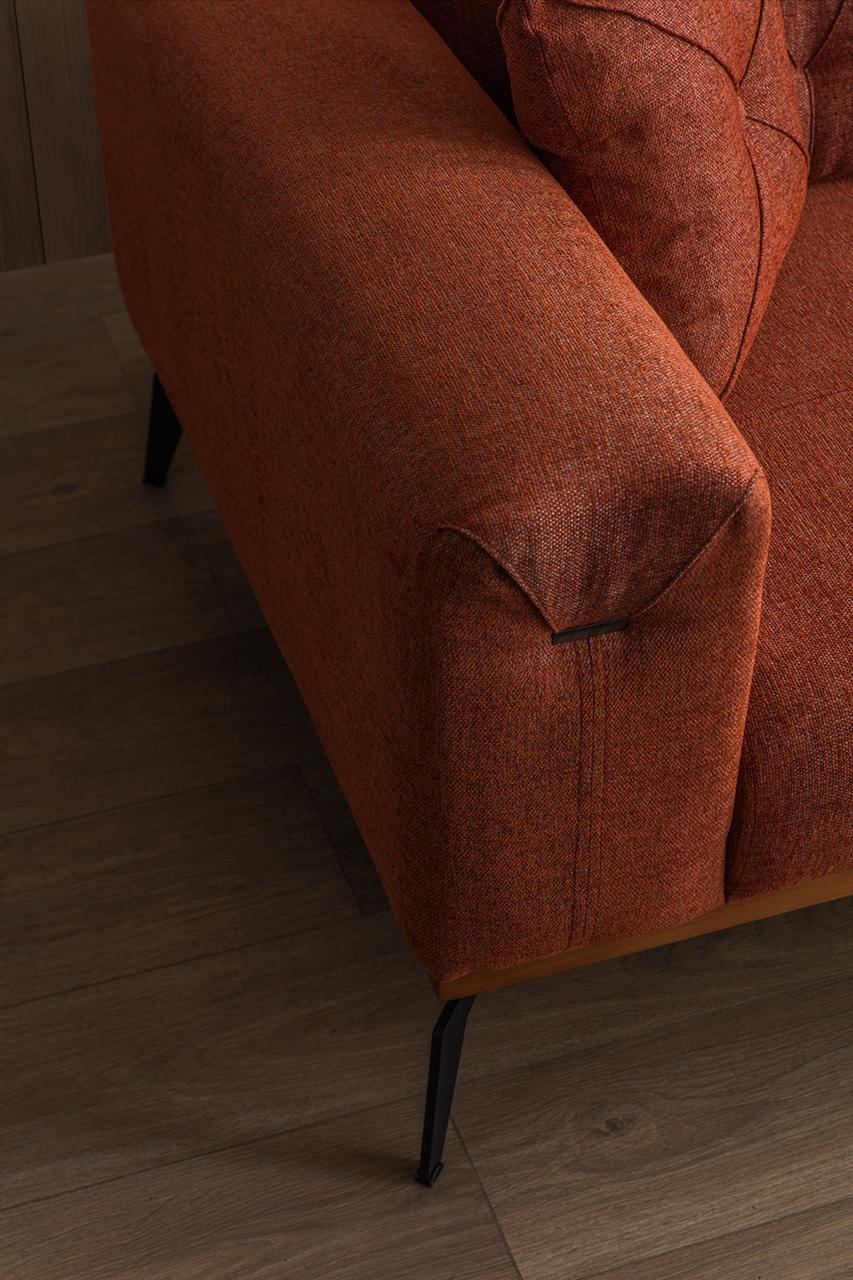 Eymense Design Sofa Latter 3-Sitzer mit Schlaffunktion