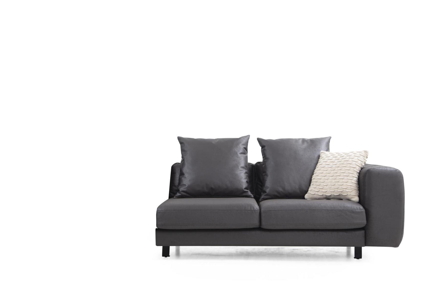 Woox Sofa 2-Sitzer mit Armlehne Soft Corner Hainbuche