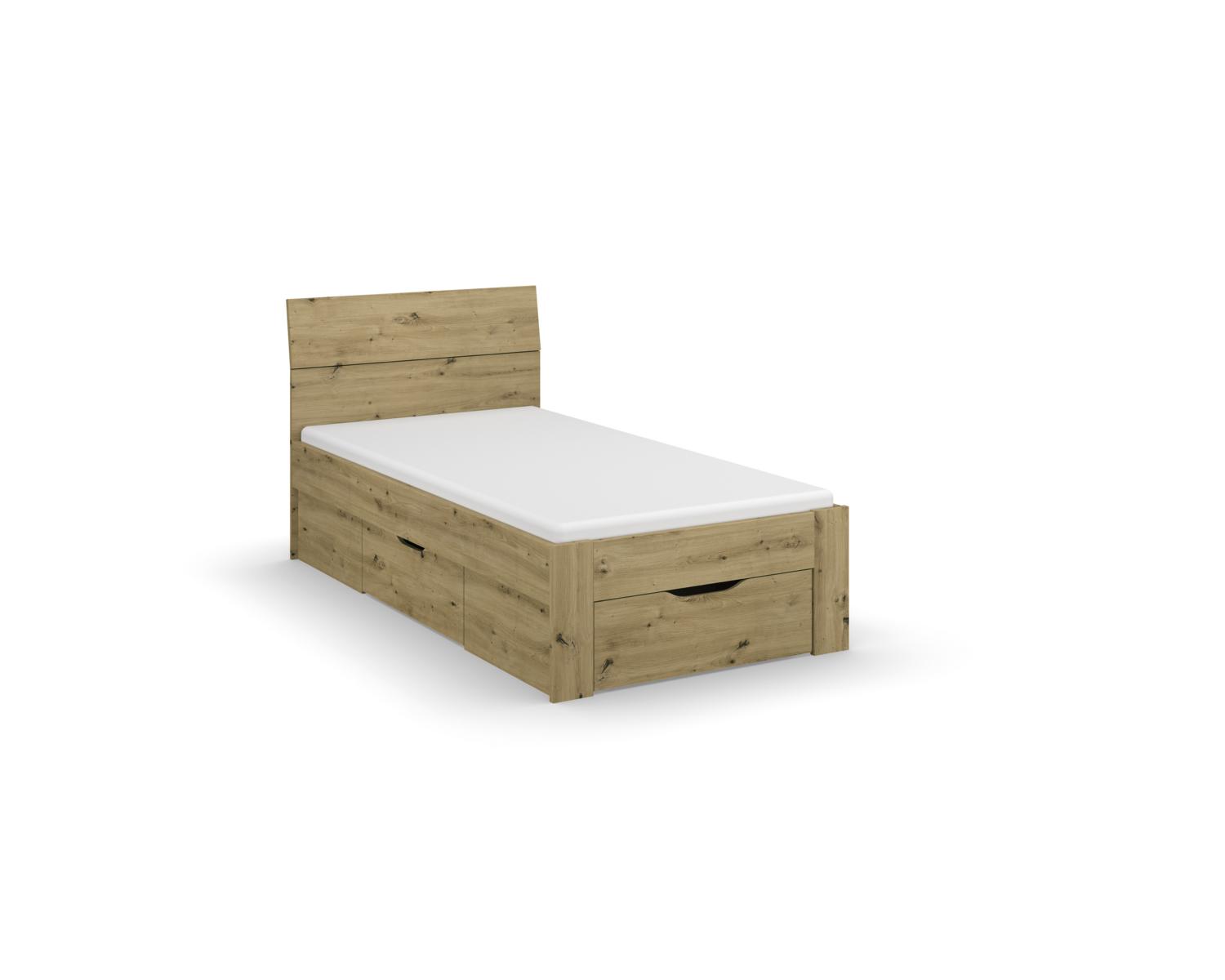 Rauch Bett Allrounder mit optionalem Bettkasten 90x200 cm