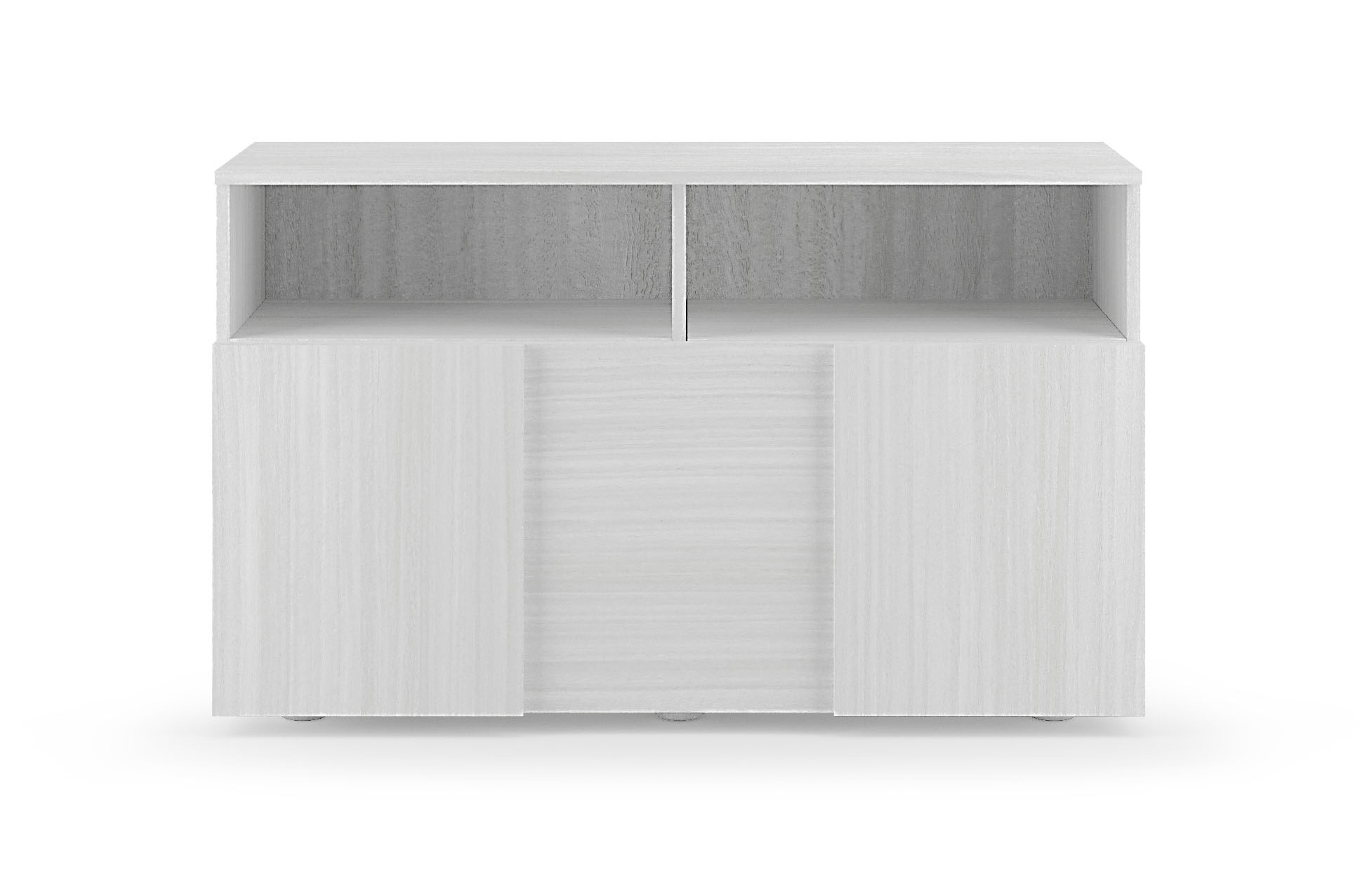 3-teilig Dama Weiß LC-Möbel Garderoben-Set mit Spiegel
