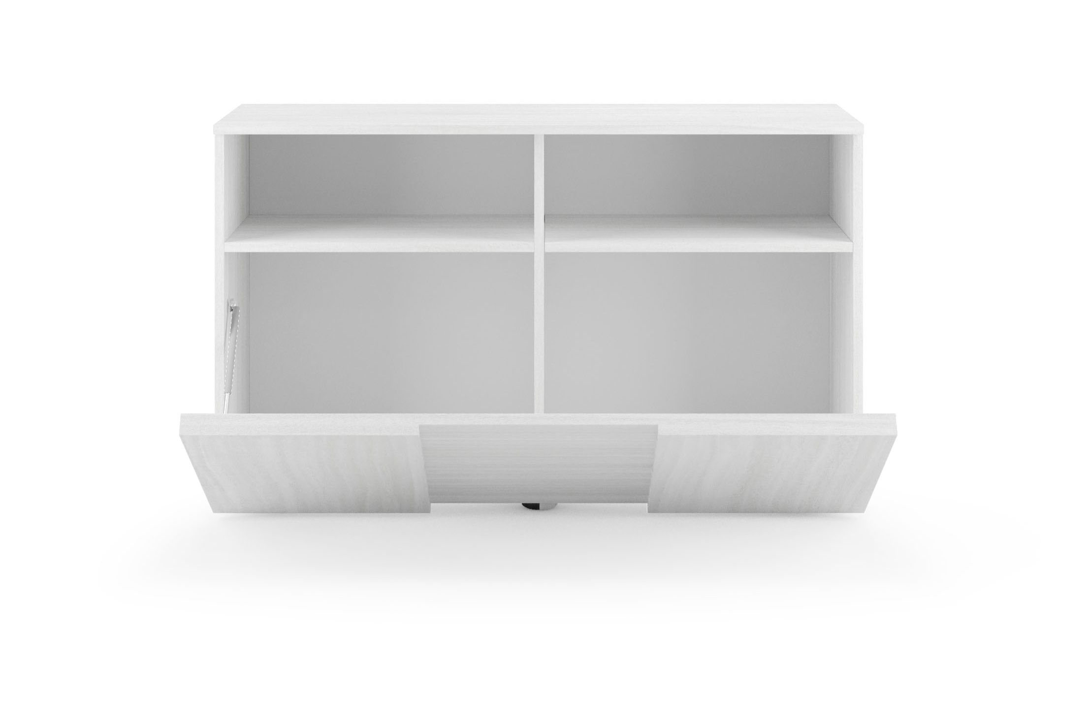 LC-Möbel Garderoben-Set Dama 3-teilig mit Spiegel Weiß