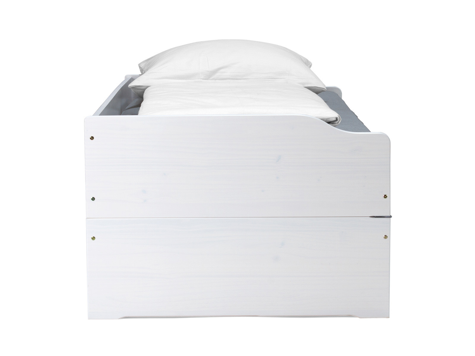 Sokara Sofabett mit 2 Lattenrosten Zerlegbar Weiß