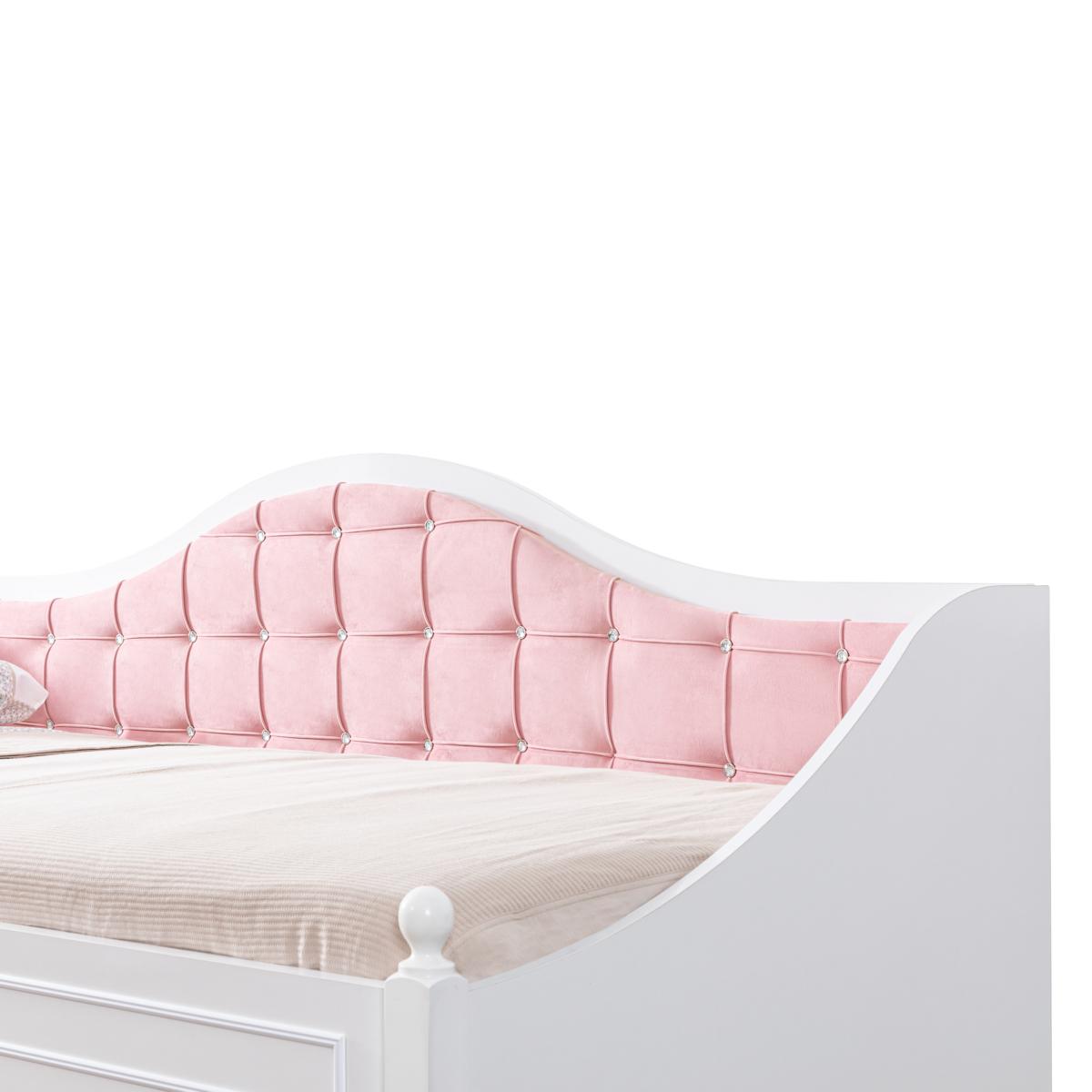 Odacix Kinderbett Sofa Eymen Pink 