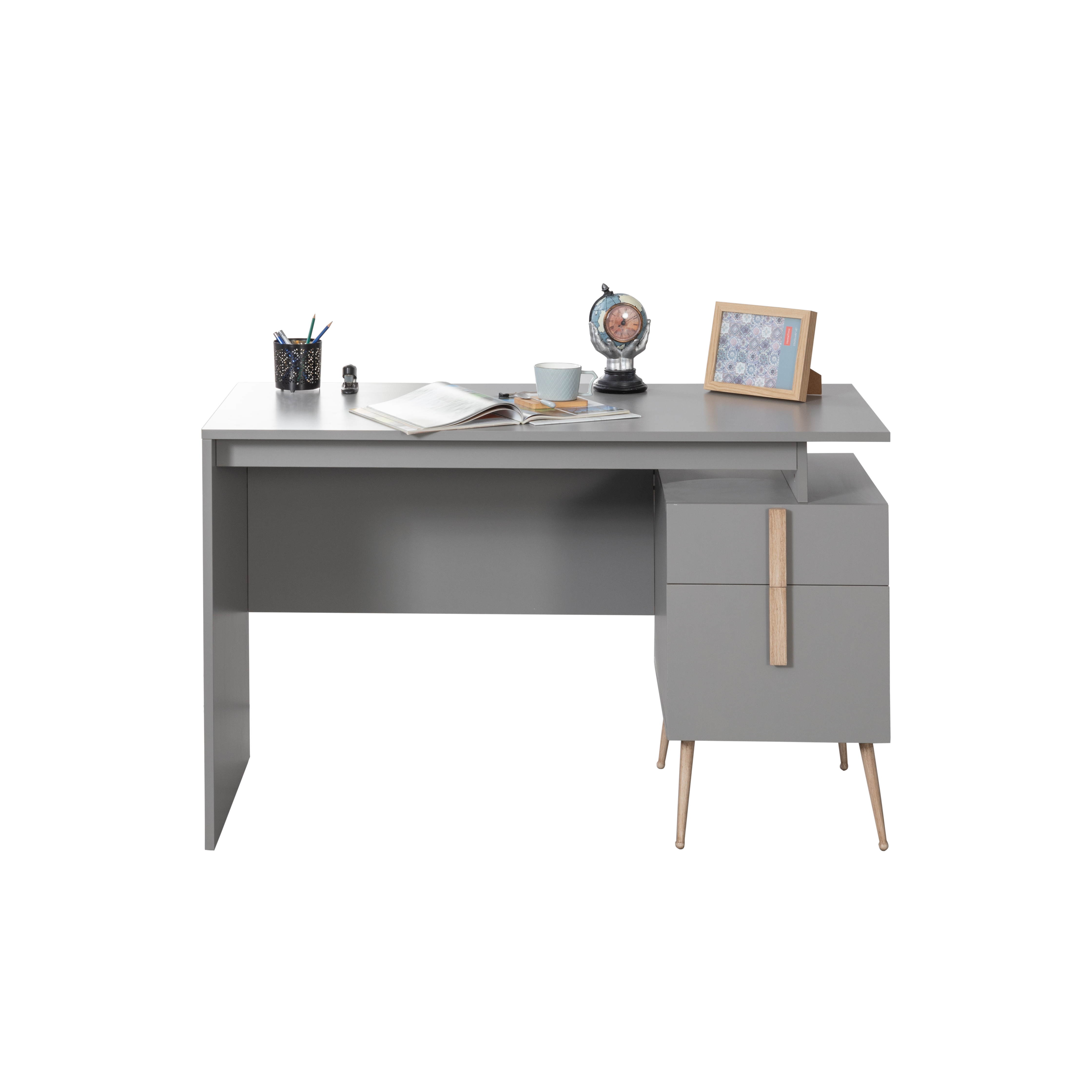 Titi Schreibtisch Dora in Grau