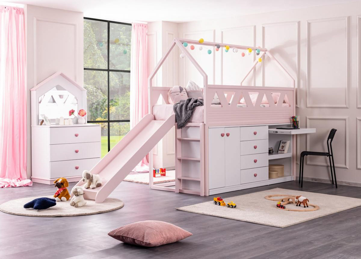 Babyzimmer, Kinderzimmer und Jugendzimmer in rosa | bei Möbel Lux