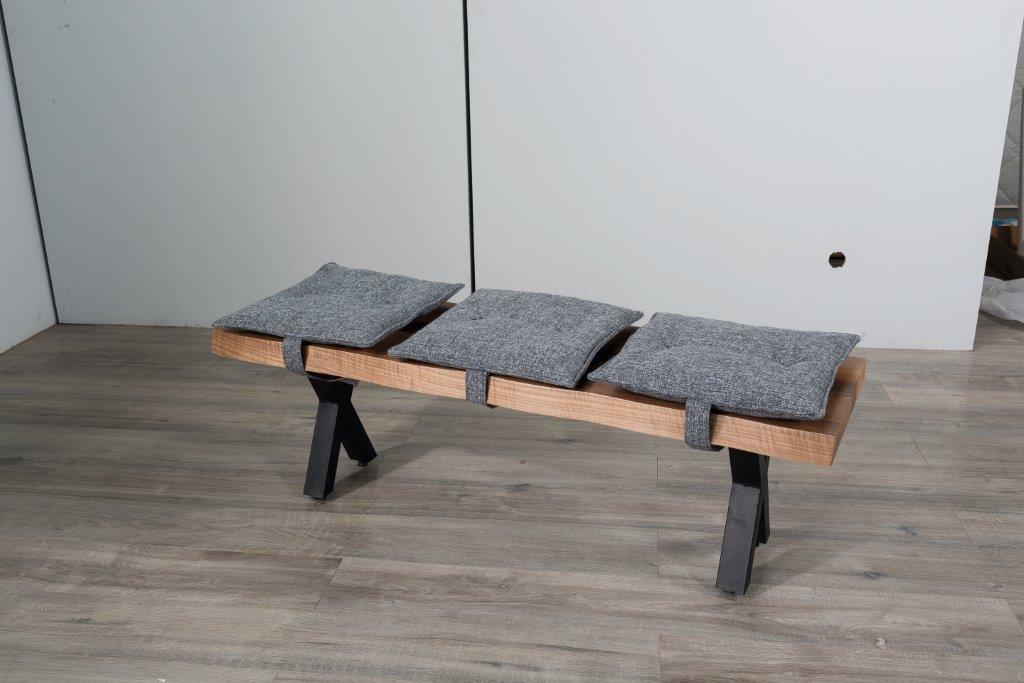 Raudi Esszimmer-Set Arte mit Tisch 185x90 cm 4 Stühlen und Sitzbank