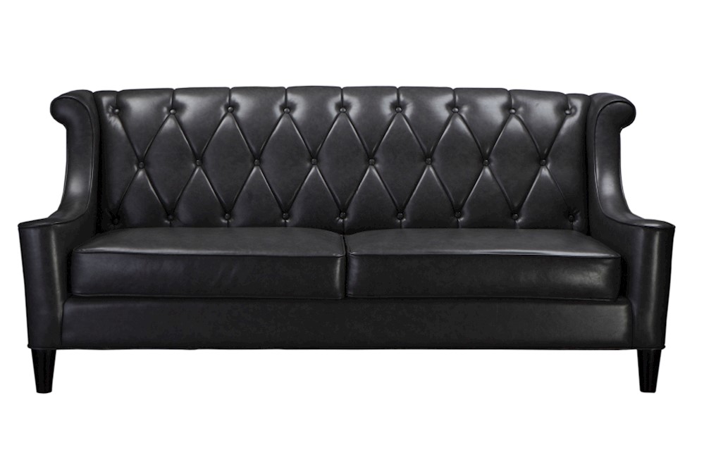 Sofa SIT4Sofa schwarz 211 x 89 x 96 cm