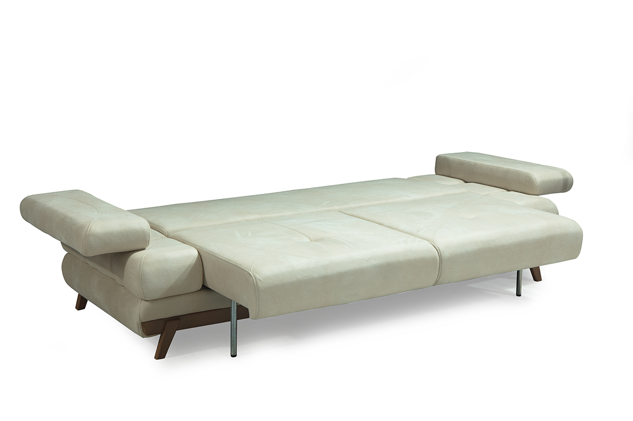 Eymense Design Sofa Optimus mit Staukasten Creme